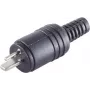 SHIVERPEAKS S/CONN maximum connectivity schroef-banaanstekker, 4 mm, 24k vergulde contacten, 6 mm², volledig geïsoleerd, 1 stk. (54030-)