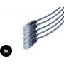SHIVERPEAKS S/CONN Maximum Connectivity telefoonaansluitkabel, RJ11 stekker naar RJ11 stekker, rond, zwart, flexibel, koper, 5-pack, 2,0 m SO70084-2-SET5