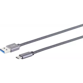 SHIVERPEAKS S/CONN Maximum Connectivity USB A-C kabel - USB-A-adapterkabel, USB-C, 3.2 Gen 2, Pro, 1,5m (13-38150)