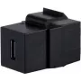 SHIVERPEAKS S/CONN maximum connectivity USB-C 3.1 Keystone-adapter, 10Gbps, bus naar bus, zwart (08-10040)