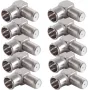 SHIVERPEAKS SAT-verbindingskabel 3,75 m F-stekker naar IEC coax 75 Ohm wit (80094-96-CP)