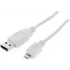 SHIVERPEAKS USB-A-naar-Micro-USB-B-kabel, 1 m, USB 2.0, zwart
