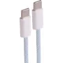 SHIVERPEAKS USB-C naar USB-C kabel, gevlochten textiel, 3 m, blauw, 60W PD, USB 2.0 BS14-21041