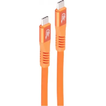 SHIVERPEAKS USB-C naar USB-C kabel 3.2 Gen 2x2 240W PD 20Gbps 1,5m oranje BS14-77157