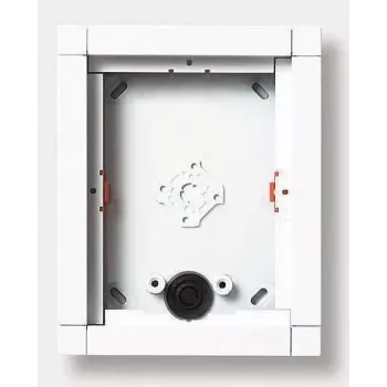 Siedle Vario opbouwbehuizing GA 612-1/1-0 SM zilver metallic