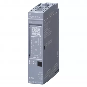 SIEMENS SIMATIC ET 200SP digitaal uitgangsmodule DQ 4x24VDC/2A ST (6ES7132-6BD21-0BA0)