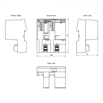 SIEMENS SIMATIC PN/PN Coupler 6ES7158-3AD10-0XA0 | PROFINET IO-koppelaar voor netwerkkoppeling