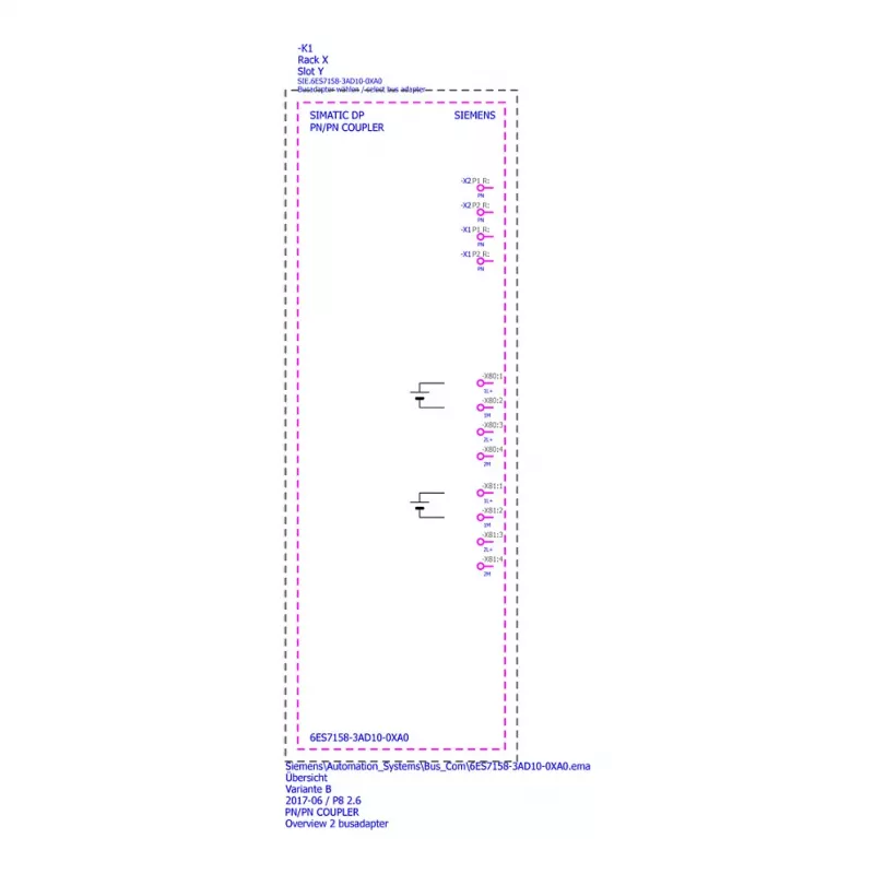 SIEMENS SIMATIC PN/PN Coupler 6ES7158-3AD10-0XA0 | PROFINET IO-koppelaar voor netwerkkoppeling