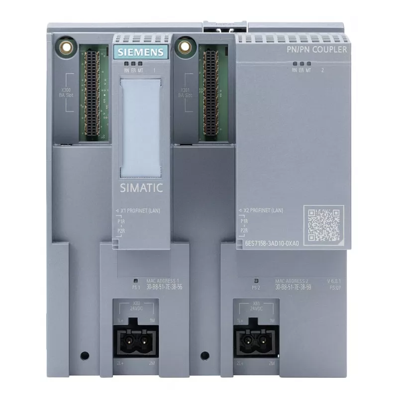 SIEMENS SIMATIC PN/PN Coupler 6ES7158-3AD10-0XA0 | PROFINET IO-koppelaar voor netwerkkoppeling