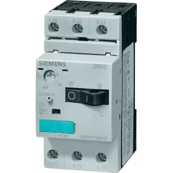 Siemens SIRIUS 3RV1011-0JA10 motorbeveiligingsschakelaar, 0,7-1,1 A, 3-polig, schroefklemmen
