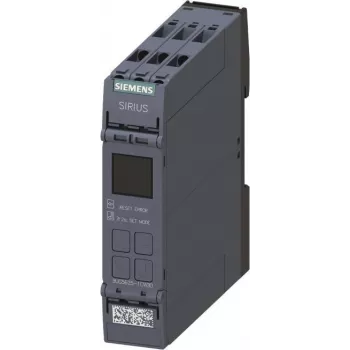 SIEMENS SIRIUS 3UG5625-1CW30 differentiaalstroom-bewakingsrelais, AC/DC-gevoelig, 24-240 V AC/DC, 1 kanaal, digitaal LCD, 2 wisselcontacten