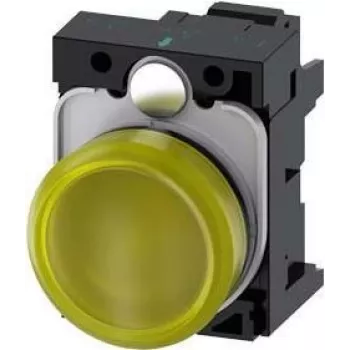 Siemens SIRIUS ACT 3SU1102-6AA30-3AA0 gele LED-indicatielamp, 24V AC/DC, 22mm