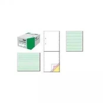 SIGEL 91300 eindloos papier, A4 3-voudig zelfdoorschrijvend, 240 formulieren, 60/53/57 g/m², blanco, 12 inch breed