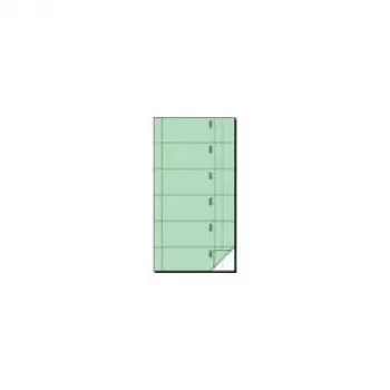 SIGEL BO096 kwitantieboek, 105 x 200 mm, zelfdoorschrijvend 2-delig, 60 sets, 360 geperforeerde kwitanties, wit/geel