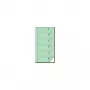 SIGEL BO096 kwitantieboek, 105 x 200 mm, zelfdoorschrijvend 2-delig, 60 sets, 360 geperforeerde kwitanties, wit/geel