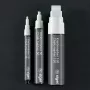 SIGEL krijtmarker 150 beitelpunt 5-15 mm wit uitwisbaar 1 stuk