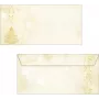 SIGEL DU083 Graceful Christmas DIN lange enveloppen, gegomd, 90 g/m², 50 stuks
