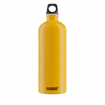 SIGG Traveller 1L mosterdgele waterfles