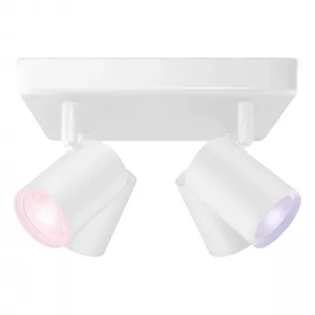 SIGNIFY WiZ IMAGEO 4-spot plafondspot vierkant tunable white & color wit