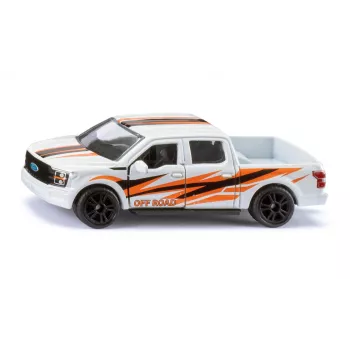 SIKU Ford F-150 Raptor 1:55 spuitgiet modelauto wit/oranje