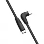 Silicon Power Boost Link Nylon LK50CC USB-C naar USB-C-kabel 1 m, 60 W, L-vormig (SP1M0ASYLK50CC1G)