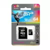 Silicon Power 64GB microSDXC UHS-I Class 10 U1 V10 geheugenkaart