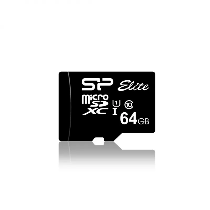 Silicon Power 64GB microSDXC UHS-I Class 10 U1 V10 geheugenkaart