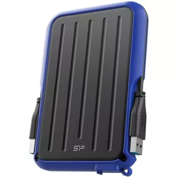 Silicon Power Armor A66 1TB externe harde schijf USB 3.2 Gen 1, robuust, IPX4 spatwaterdicht, zwart met rode accenten