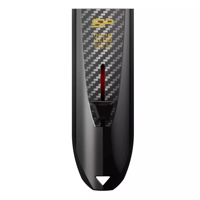 Silicon Power Blaze B25 32GB USB 3.2 Gen 1 flashdrive, intrekbare aansluiting, zwart