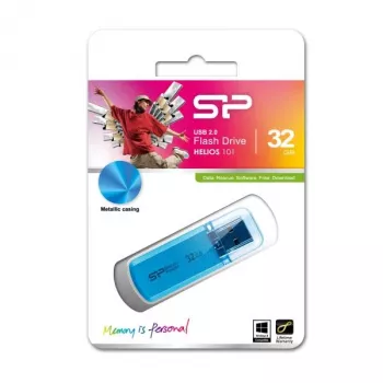 Silicon Power Helios 101 USB-stick 32GB, blauw (SP032GBUF2101V1B)