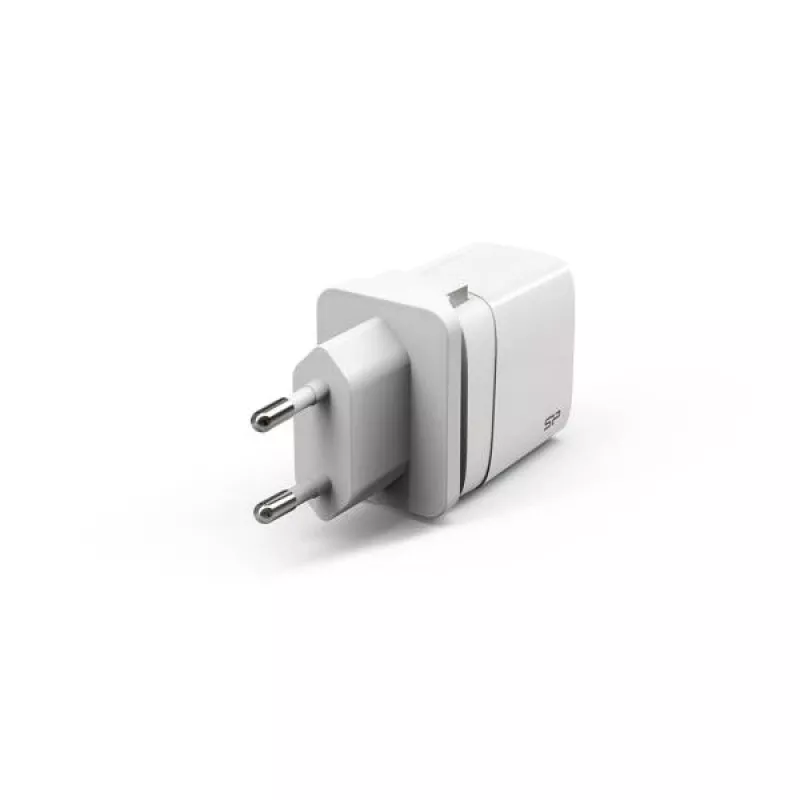 Silicon Power Boost Charger QM16 20W reislader, USB-A + USB-C, EU/US/UK/AU-stekkers, wit