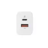 Silicon Power Boost Charger QM16 20W reislader, USB-A + USB-C, EU/US/UK/AU-stekkers, wit
