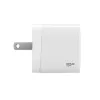 Silicon Power Boost Charger QM16 20W reislader, USB-A + USB-C, EU/US/UK/AU-stekkers, wit