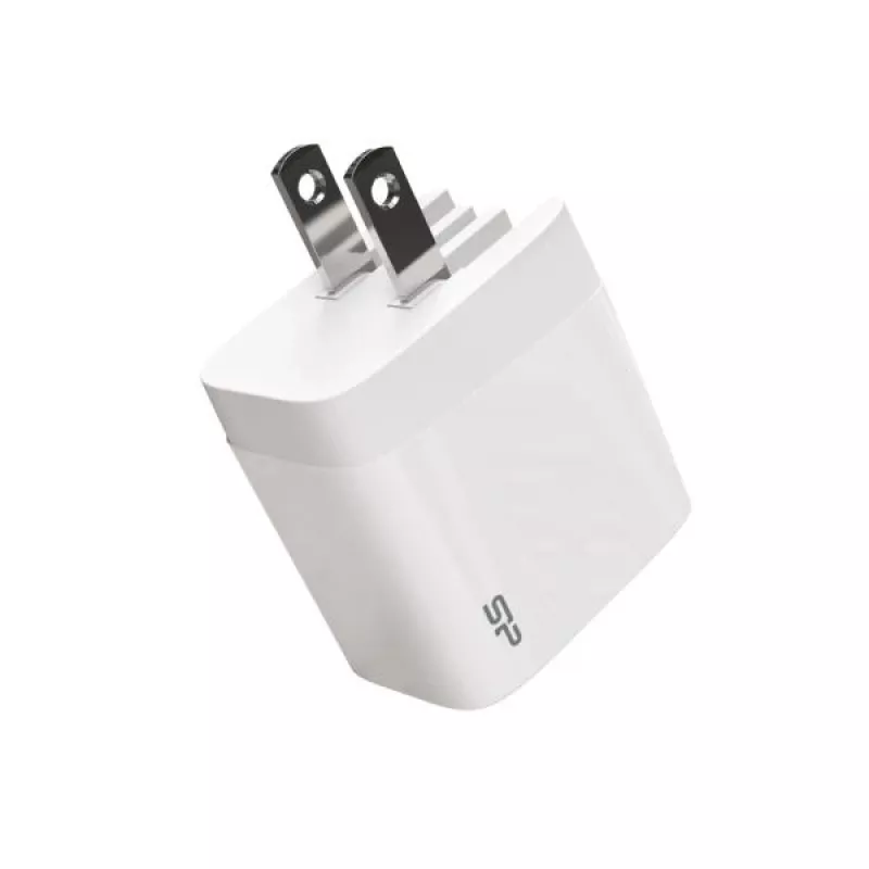Silicon Power Boost Charger QM16 20W reislader, USB-A + USB-C, EU/US/UK/AU-stekkers, wit