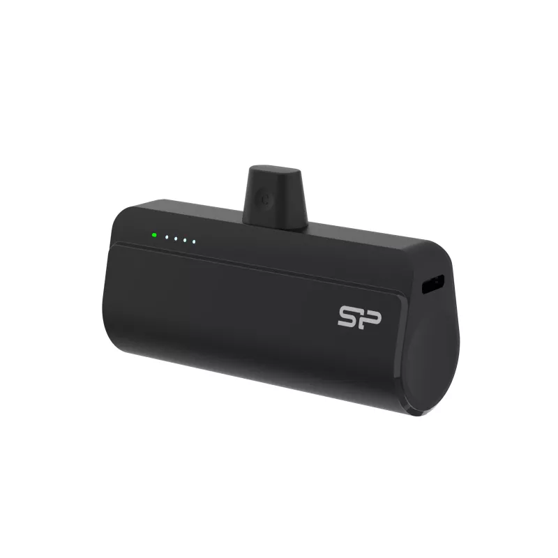 Silicon Power QD50 powerbank, 5000 mAh, USB-C, zwart (SP5K0MAPBKQD500K)