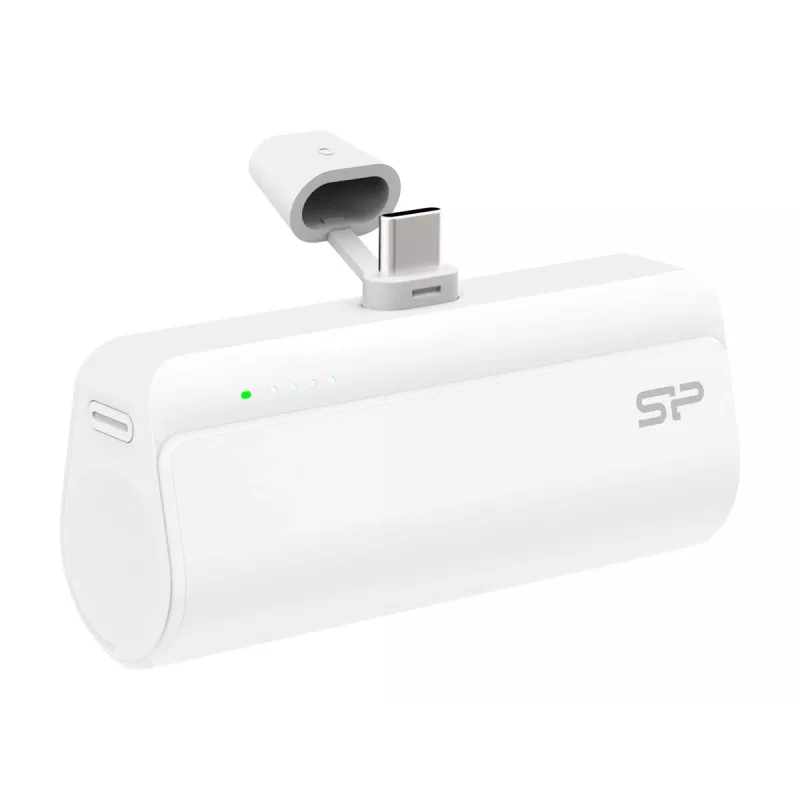 Silicon Power QD50 powerbank, 5000 mAh, USB-C, wit (SP5K0MAPBKQD500W)