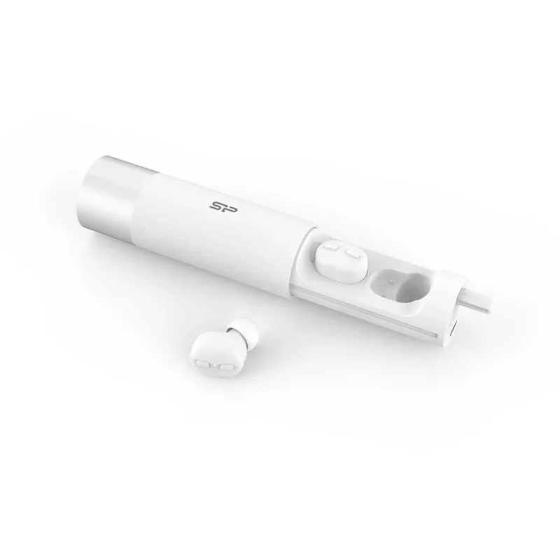 Silicon Power Blast Plug BP81 Bluetooth-oordopjes, waterdicht volgens IPX5, wit (SP5MWASYBP81BT0W)