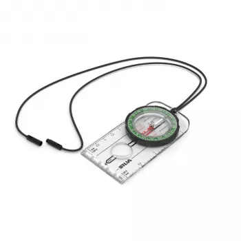 Silva Ranger kompas - spiegelvizierkompas met declinatieverstelling, lichtmarkeringen, loep, IPX8 waterdicht, zwart