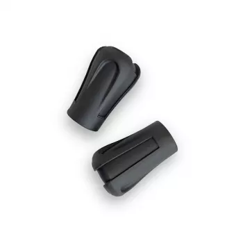 Silva Rubber Paws rubberen tips voor trekkingstokken - zwart - 1 paar