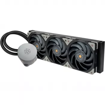 SilverStone Hailstone 360 zwart all-in-one vloeistof-CPU-koeler 360mm ARGB