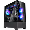 SilverStone Lucid 05 zwart 270° panoramisch glasontwerp mid-tower behuizing