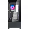 SilverStone Lucid 05 zwart 270° panoramisch glasontwerp mid-tower behuizing