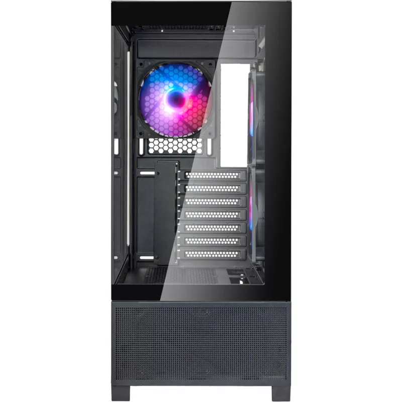 SilverStone Lucid 05 zwart 270° panoramisch glasontwerp mid-tower behuizing