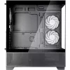 SilverStone Lucid 05 zwart 270° panoramisch glasontwerp mid-tower behuizing