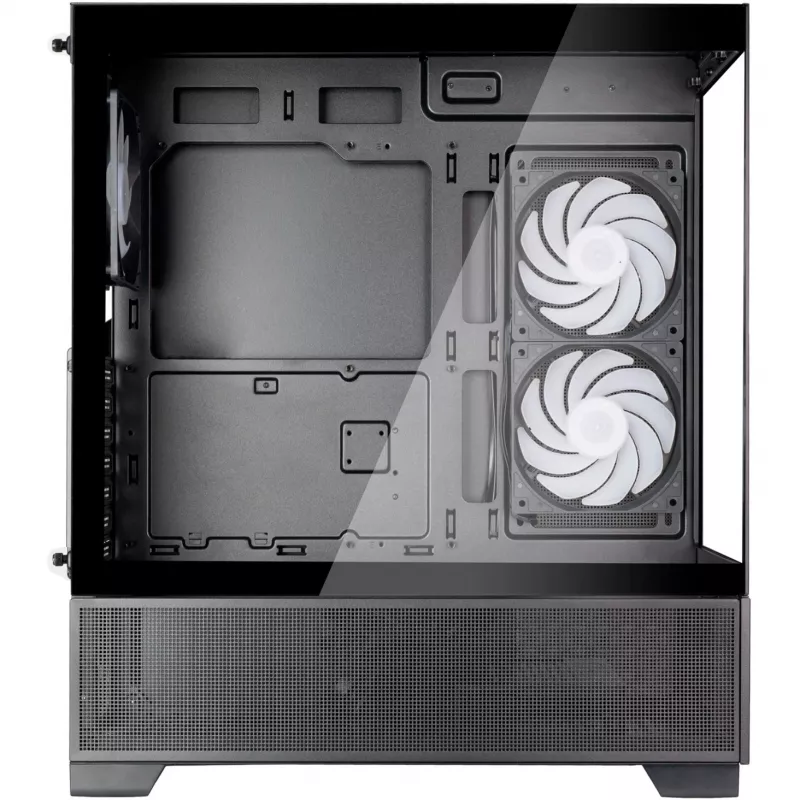 SilverStone Lucid 05 zwart 270° panoramisch glasontwerp mid-tower behuizing