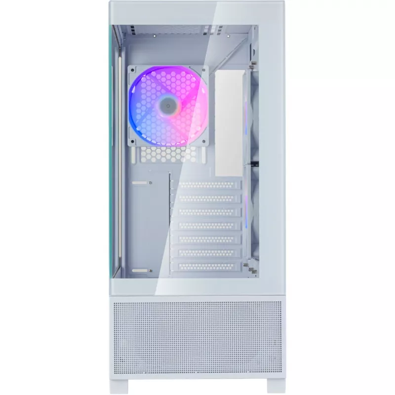SilverStone Lucid 05 wit 270° panoramisch glasontwerp mid-tower behuizing