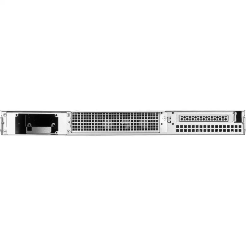 SilverStone RM100 1U Rackmount behuizing - Mini-ITX, staal, zwart
