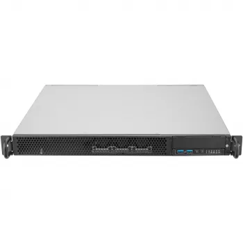 SilverStone RM100 1U Rackmount behuizing - Mini-ITX, staal, zwart