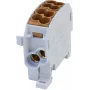 SIMET SCB 25 Al/Cu 80A 1-polige aftakverdeelblok bruin 81501015