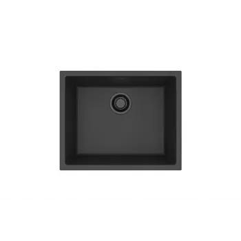 Spoelbak OMNI 30 G90 met sifon Zwart
